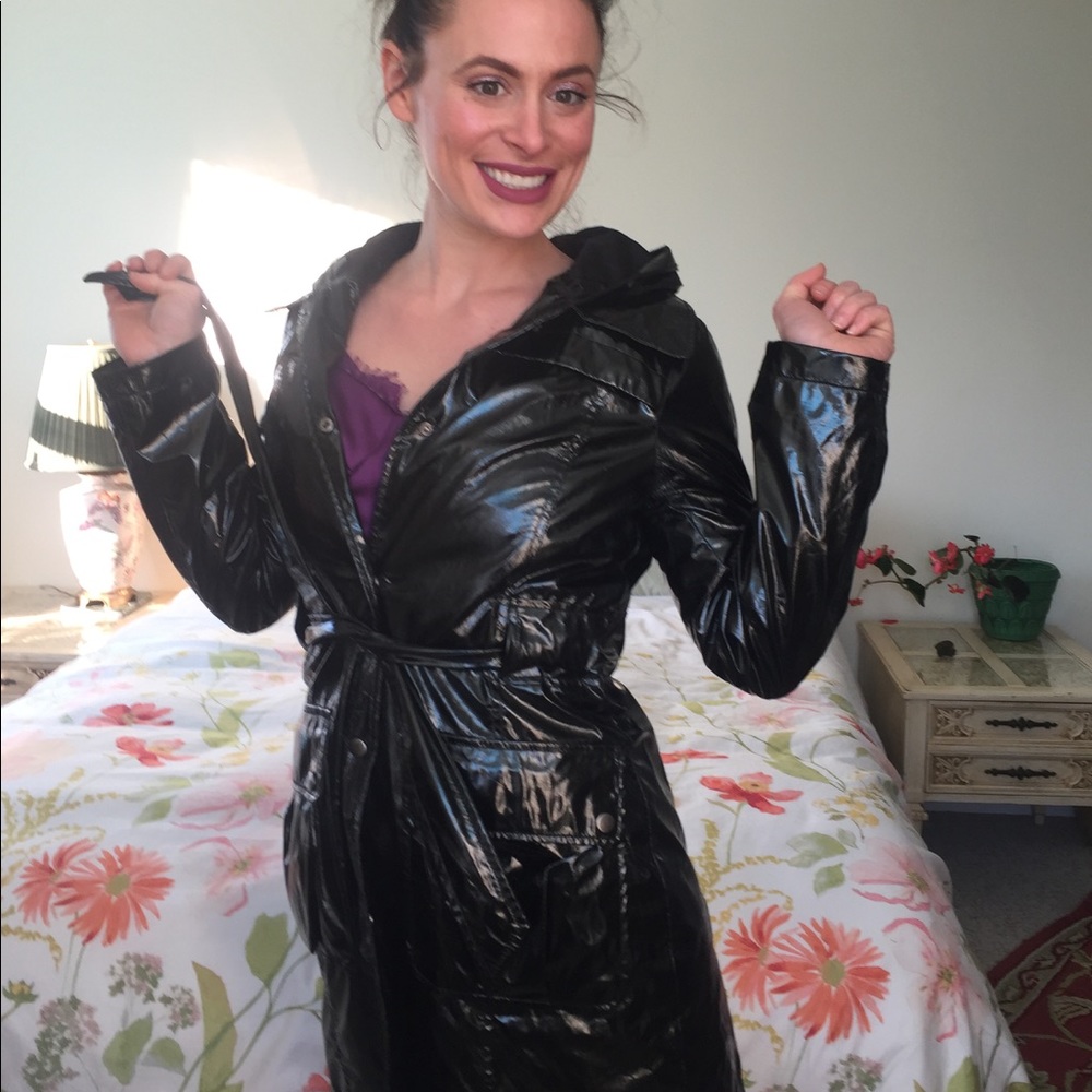 Flashy Black Shiny Jacket